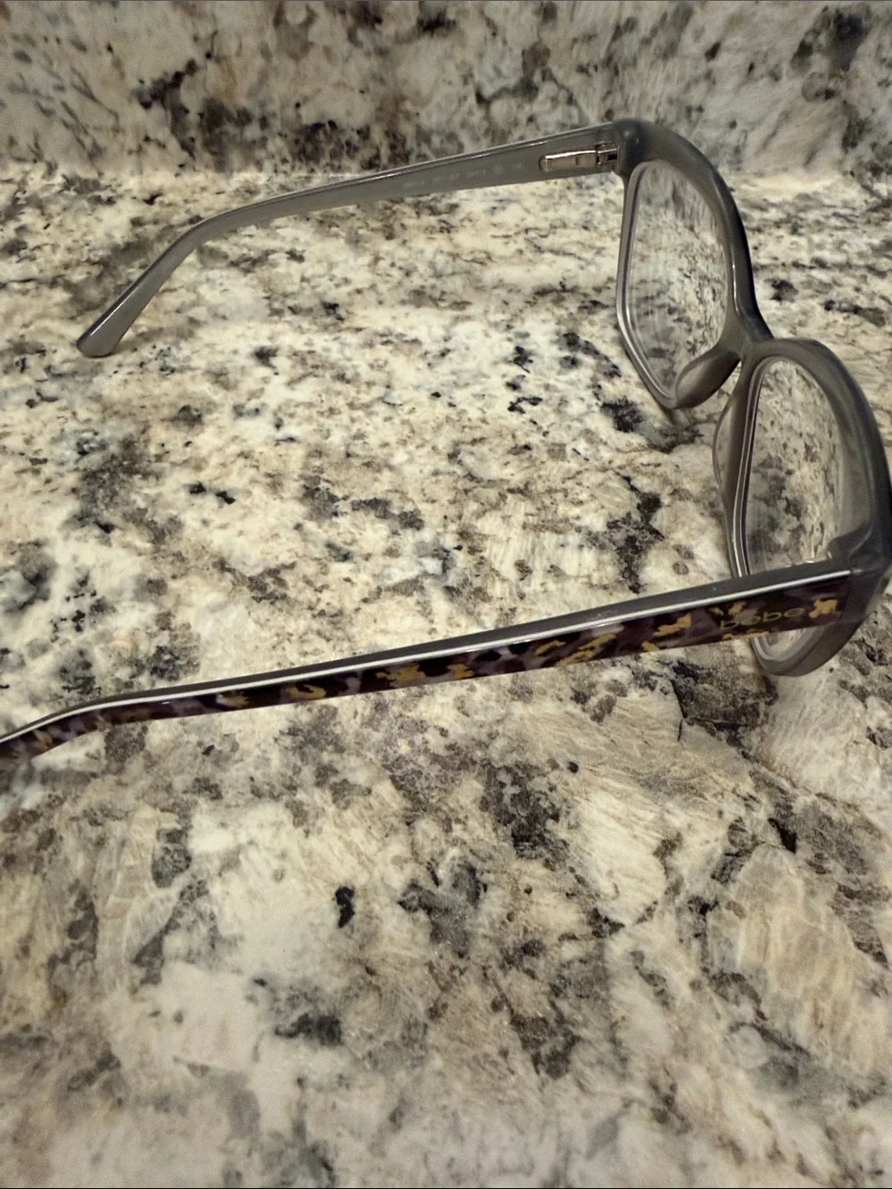 Bebe Women's Gray Cat-Eye Glasses